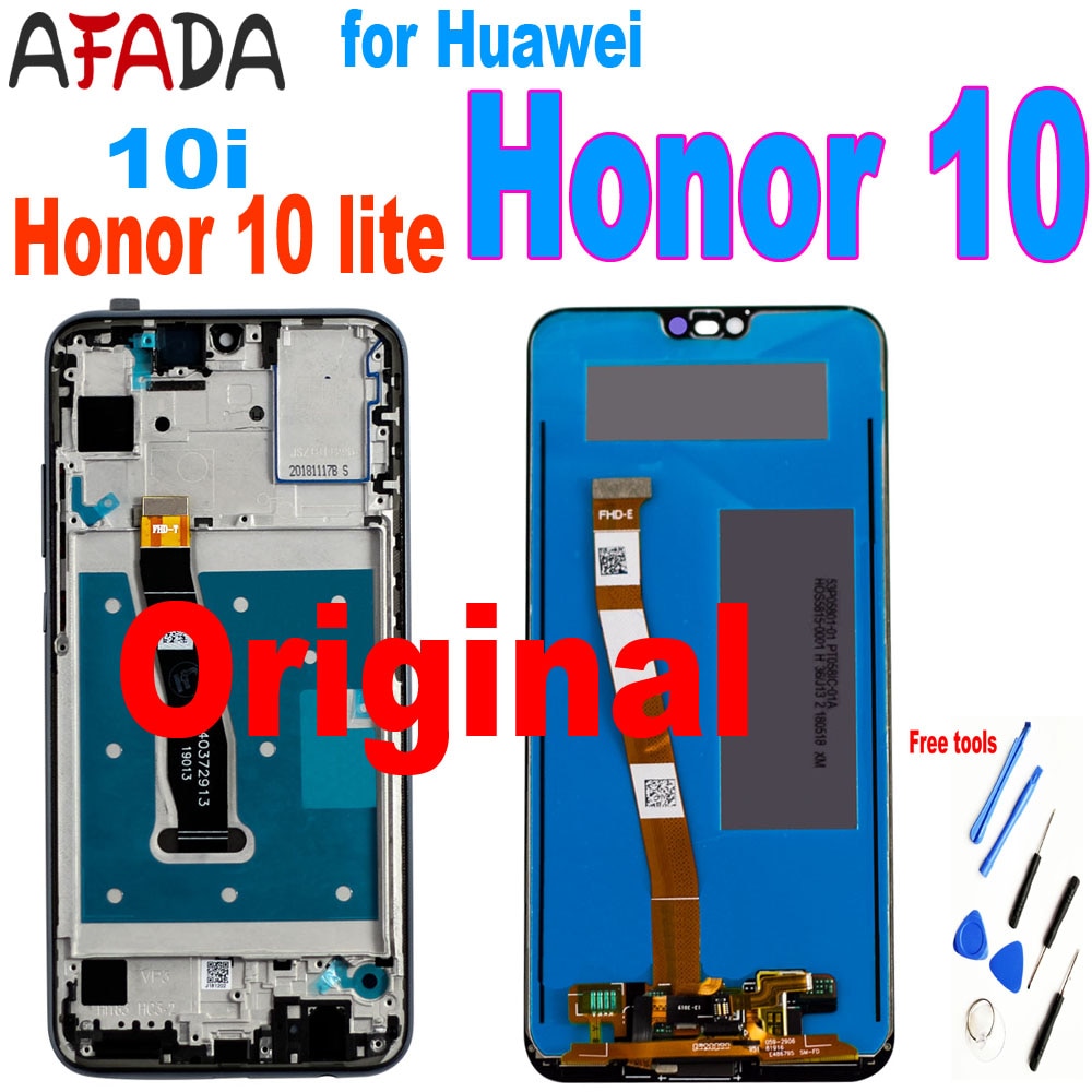 Pantalla LCD Original para Huawei Honor 10 Lite 10i, HRY-LX1 HRY-LX2, montaje de digitalizador con pantalla táctil, reemplazo de Marco