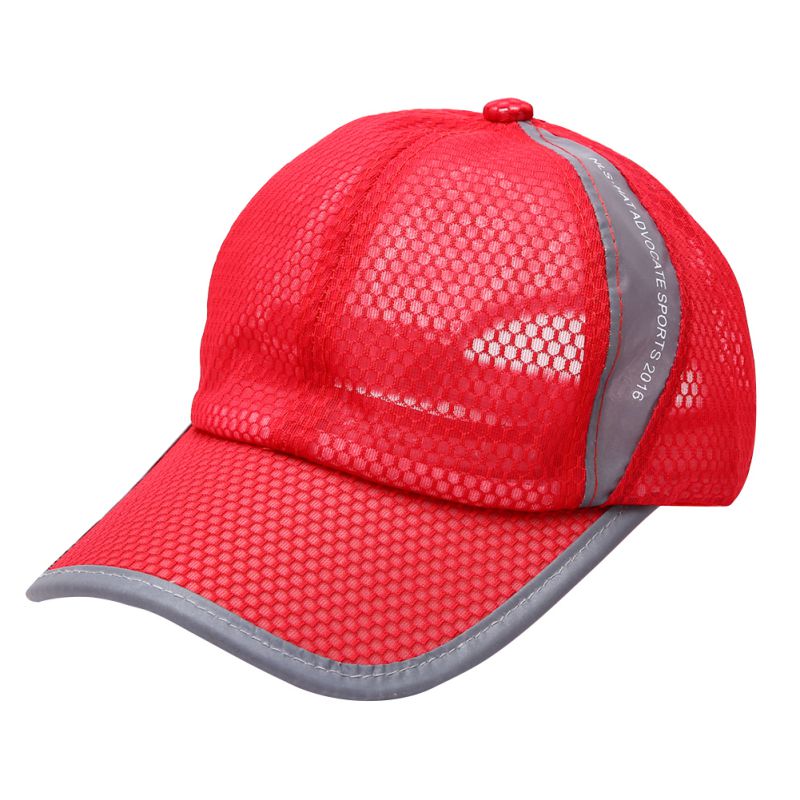 Tennis Cap Baseball Hoed Vrouwen Mannen Schuine Rand Patchwork Polyester Outdoor Sport Wandelen Vissen Mesh Golf Cap Hoofddeksels !