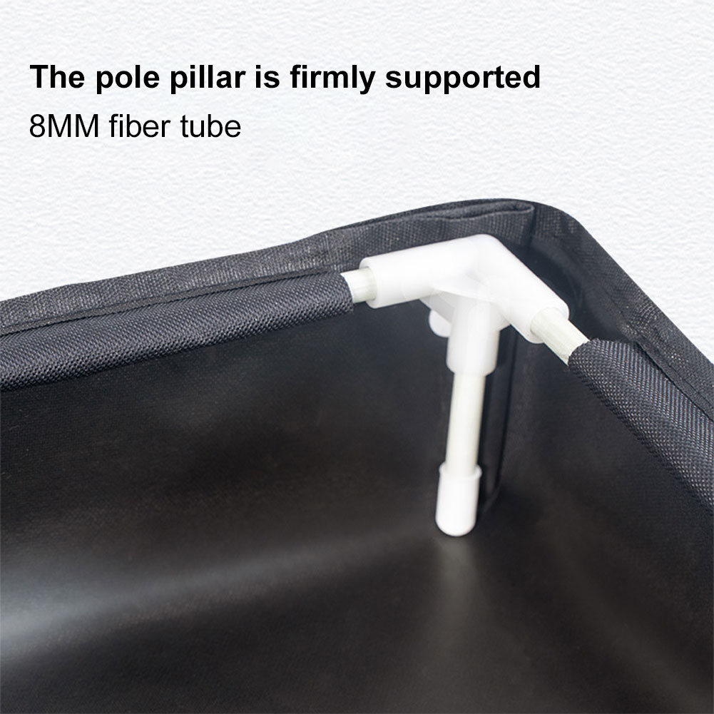 Bærbar campingbruserbund med afløbsslange campingbrusetelt gulvbund udendørs teltbruserbund til indendørs og udendørs brug