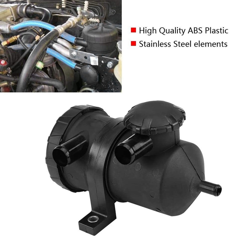 Séparateur d'huile à Air en acier inoxydable, réservoir de récupération d'huile universel, Kit de filtre de reniflard pour la Ventilation 3931030955
