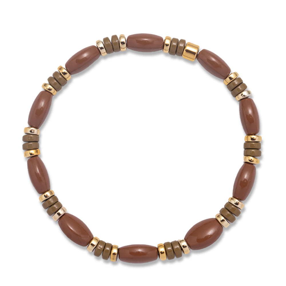 2022 nuovo Design perline colorate bracciali elastici braccialetti fatti a mano con perline Color arcobaleno bohémien per gioielli con perline da donna