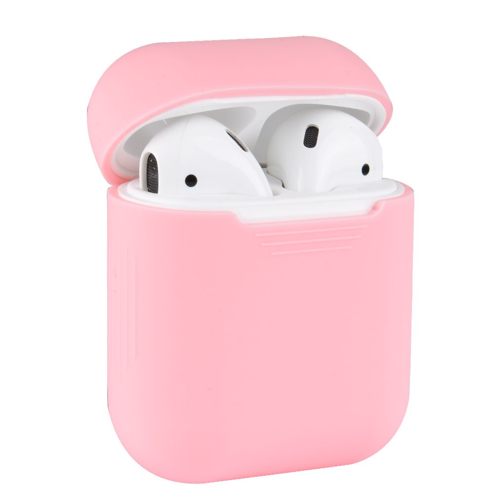 Antiurto in silicone del Trasduttore Auricolare Per Il Caso di Apple AirPods: Colore rosa