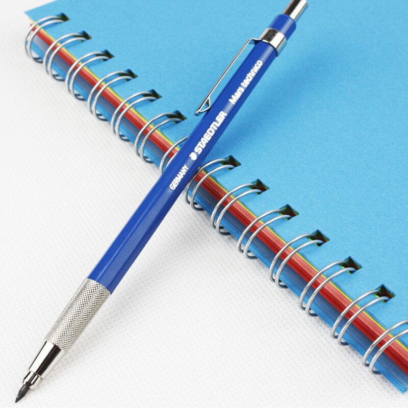 Staedtler Mars 780 lápiz mecánico 2,0mm de espesor de dibujo prensa automática lápices boceto de ingeniero Manga 780BK: Staedtler 780C 1pcs