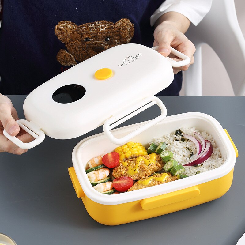 Keep Warm Lunch Box Container Fresh Bowl Display Temperature Students Adults Insulation Tableware With Lid bento lunch box