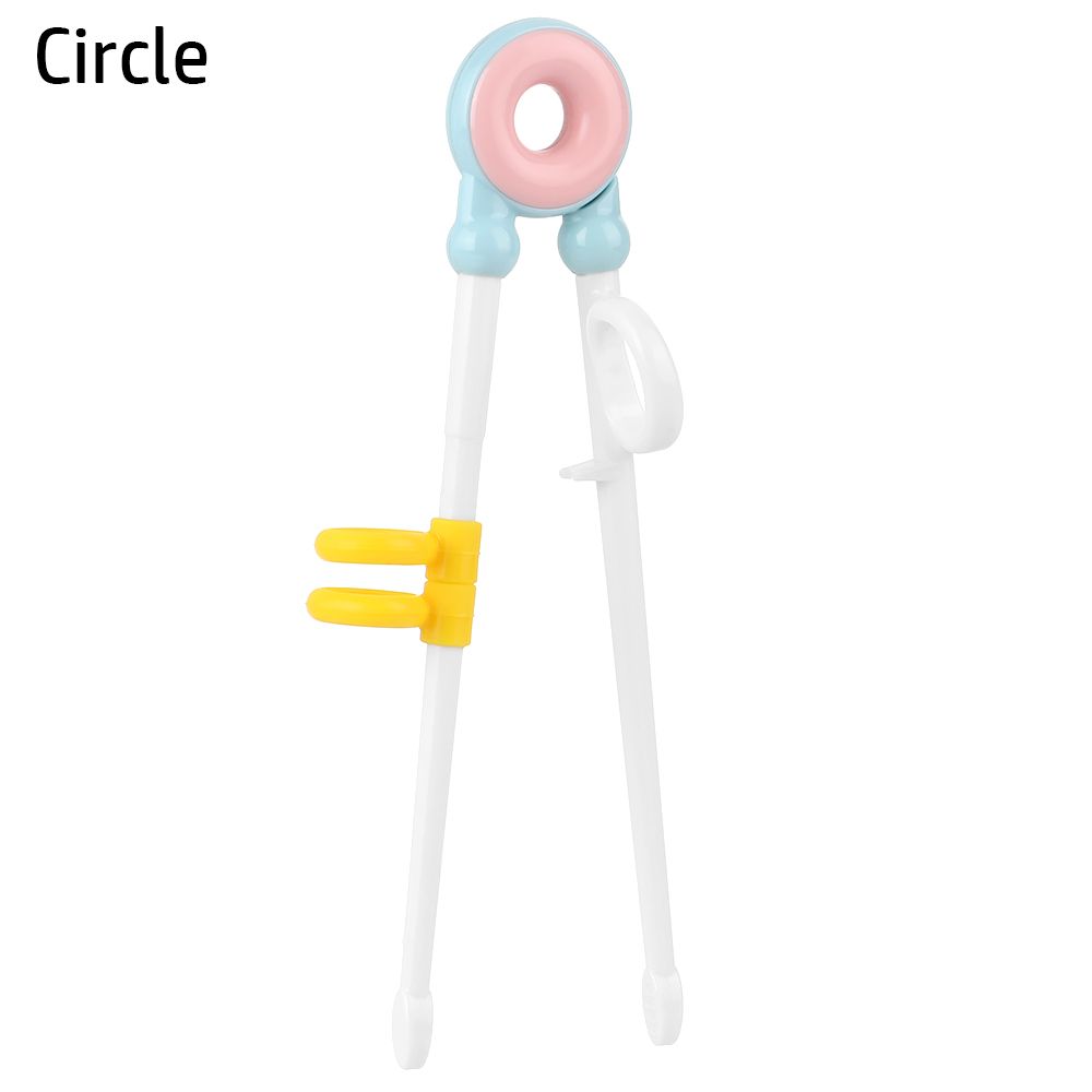 Baguettes de dessin animé pour enfants, 1 paire, pour apprendre à manger, à utiliser correctement: Circle