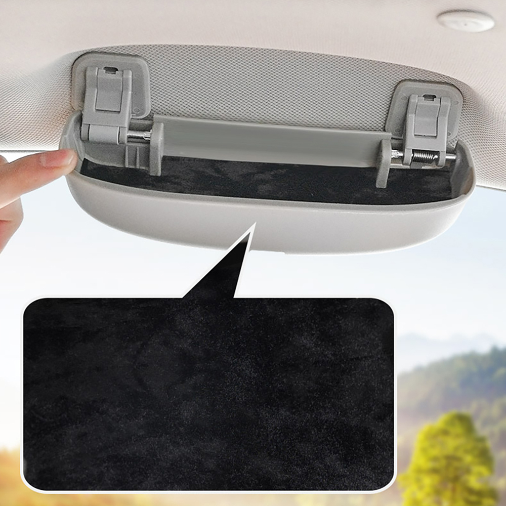 Auto Organiseren Accessoires Zonnebril Case Voor Volkswagen Vw T-Cross Tcross - Auto Lenzenvloeistof Houder Bril Opslag clip