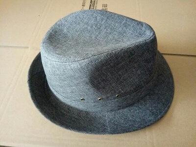 2017 nova unisex masculino linho fedora vintage gangster jazz dança boné panamá chapéus presente do pai: 1
