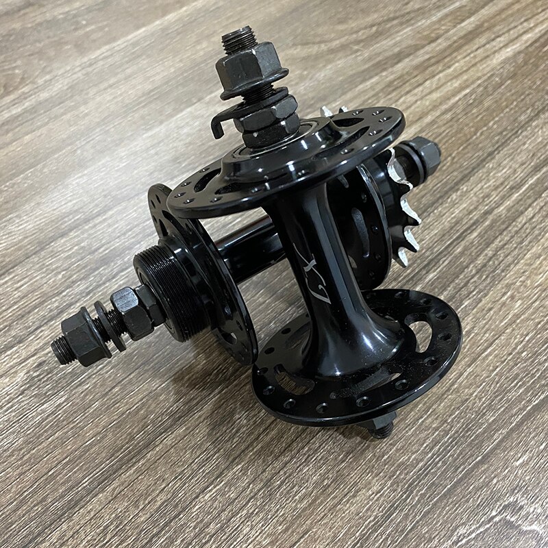 XJ Front 20 Holes Rear 24 Holes Ride Backwards Wearable Flat Strips Fixie Bike Track Fixed Gear Bicycle 32H 36H Cycling Hub