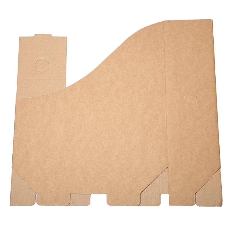 5pcs Kraft Paper Table Storage Box Folder Book Frame File Storage Box for Home Office Study Desktop Books Documents Organizer