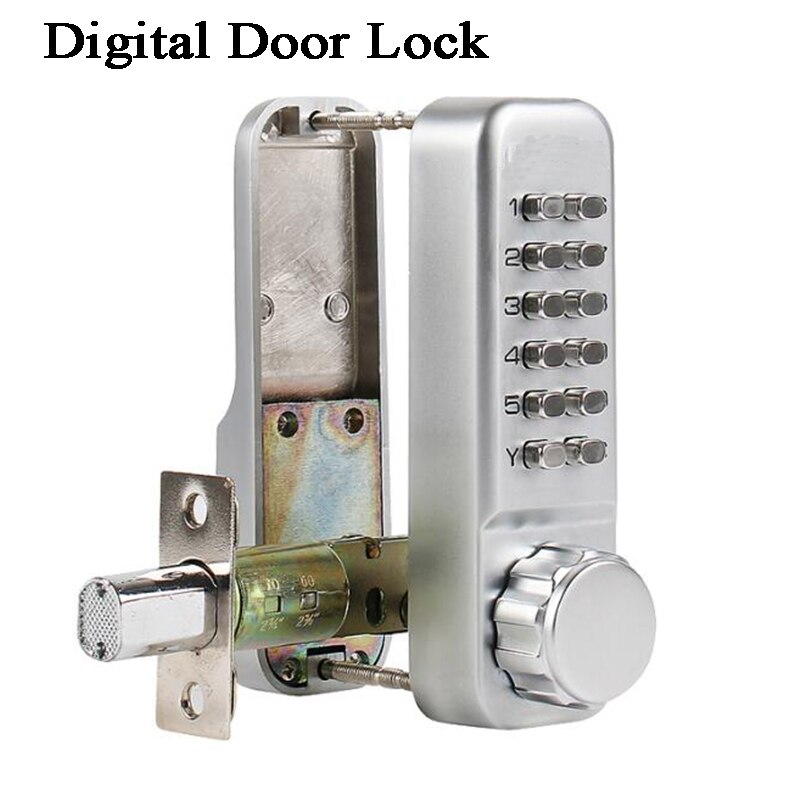 Digitale Deurslot Keyless Wachtwoord Code Slot Mechanische Toetsenbord Waterdichte Houten Deur School/Home/Winkel/Laboratorium Gate opener