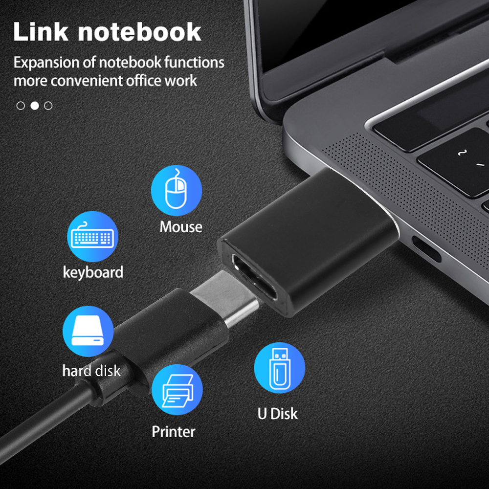 Mobile Phone Adapters USB 3.2 Male To Type C Female Fast Transmission Converters Support for IPhone 15Pro Samsung Laptop Carplay