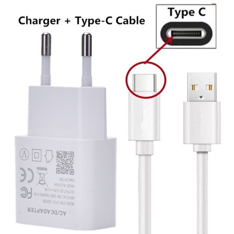 AC Wall Adpter Charger Cable For Samsung Xiaomi Redmi 8 8t Micro USB Type C Cable Fast Charging Mobile Phone Charger USB Cable: charger-1M type c