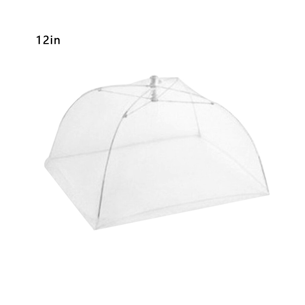 Folding Food Mesh Cover Tent Home Dining Table Kitchen Counter Meal Vegetable Fruit Umbrella Breathable Insect-proof Food Cover: 12 Inch