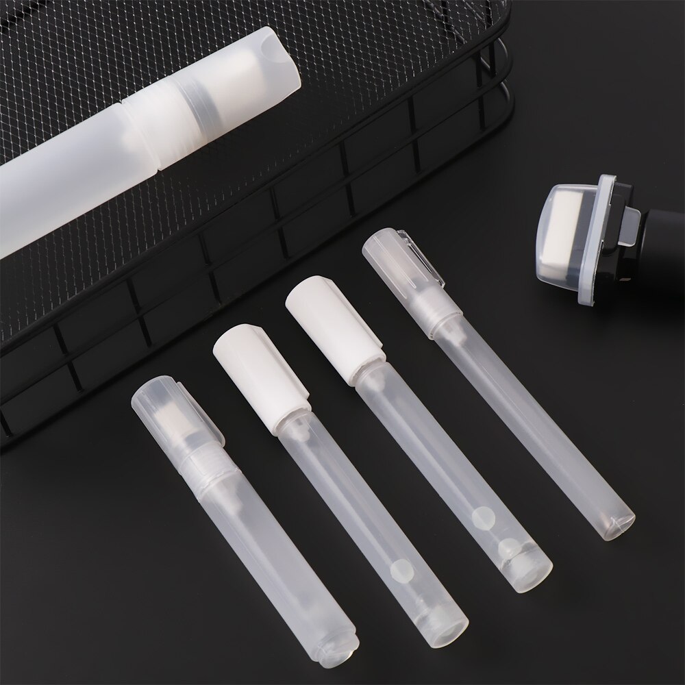 Tubo de plástico vacío para bolígrafo, barras de plástico para grafiti, marcadores de tiza líquida, accesorios de pluma de pintura, 3mm, 5mm, 6,5mm, 8mm, 10mm, 1 ud.