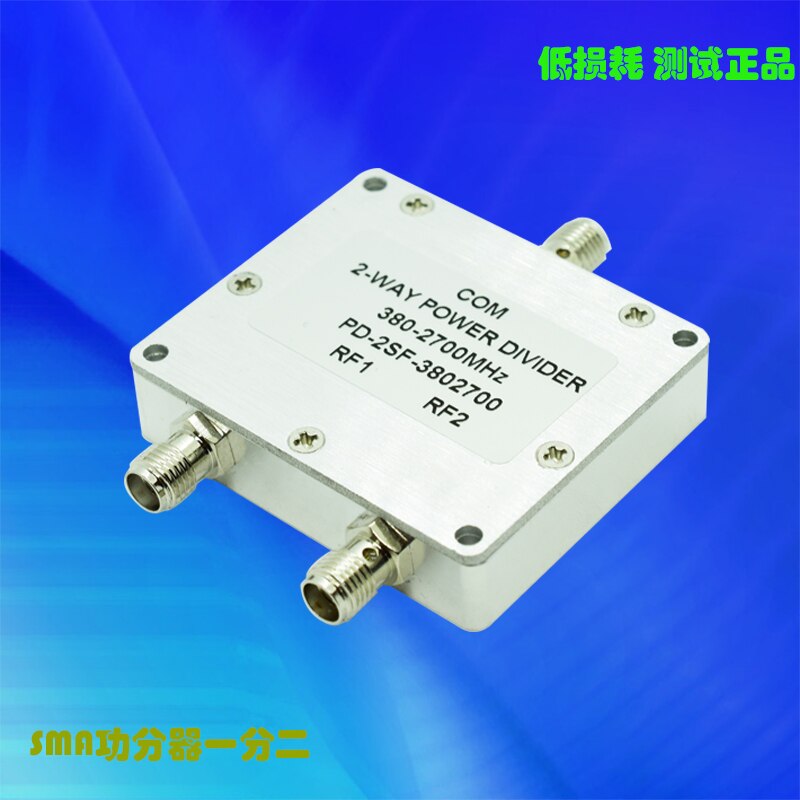 SMA Power Splitter 1 Sub 2 380-2700M WIFI Coverage GPS Power Splitter Combiner Power Divider