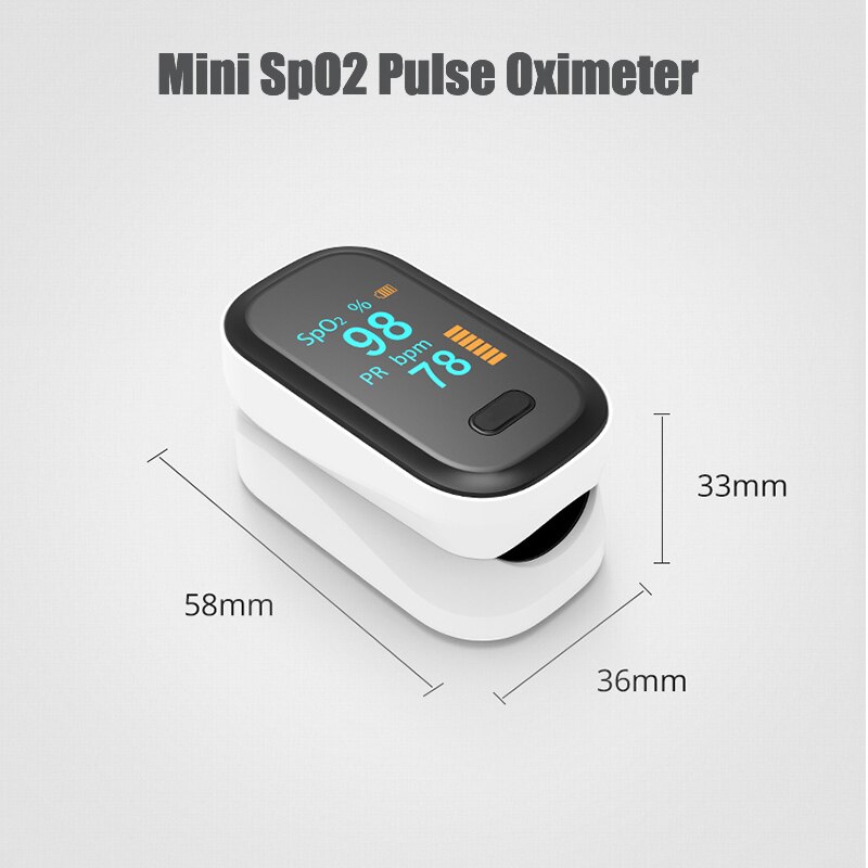 Oled Finger Pulse Oximeter SpO2 Pr Verzadiging Monitor Oximetro De Dedo Pulsioximetro Huishoudelijke Gezondheid Hartslag Pr Saturator