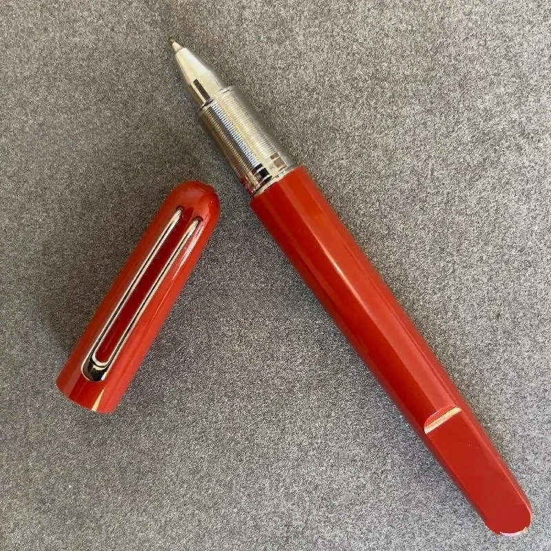 Escritura serie M con tapa de atracción magnética MB pluma estilográfica Rollerball soporte de resina colorida bonitos de suave: BLANCO / OBB