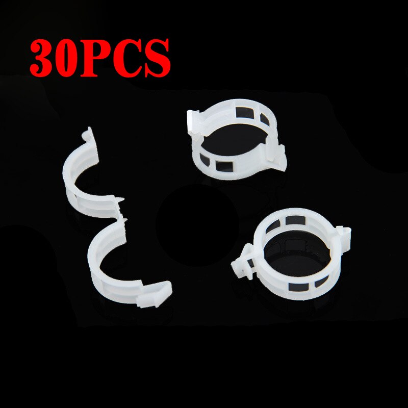 Plastic Plant Support Clips 30/50Pcs Vine Trellis Tomato Stem Vegetable Fixing Clip Garden Greenhouse Accessory Plant Clips
