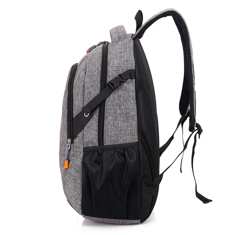 Unisex skoletaske vandtæt nylon mærke skoletaske kvinder rygsæk polyester taske skuldertasker computer packsack