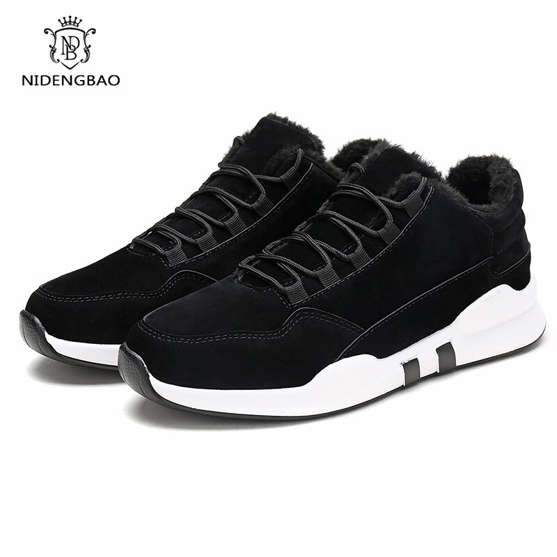 Vinter menn fritidssko i bomull varme joggesko utendørs med fløyelssko mannlige komfortable zapatillas hombre