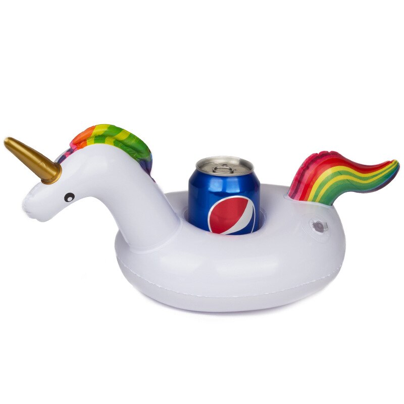 Mini Drijvende Bekerhouder Zwembad Zwemmen Ring Water Speelgoed Party Drank Boten Baby Zwembad Speelgoed Opblaasbare Drink Houders Swimring C: 2