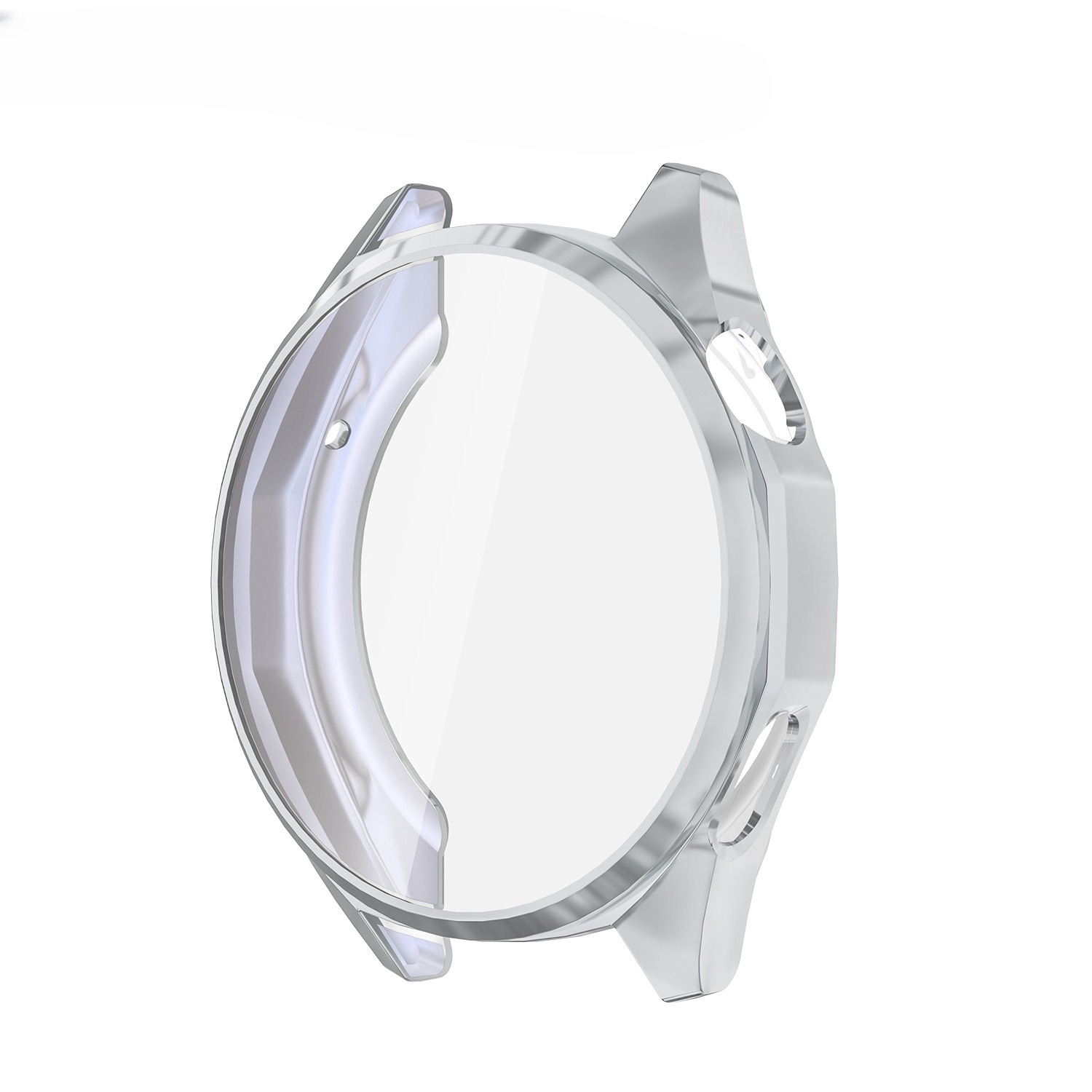 Weiche Silikon-Schutzhülle für Huawei Uhr GT6 41 46 mm Smartwatch Vollständige Abdeckung, stoßeitern Schutz für Huawei Uhr GT 6: 25 mm / Silber