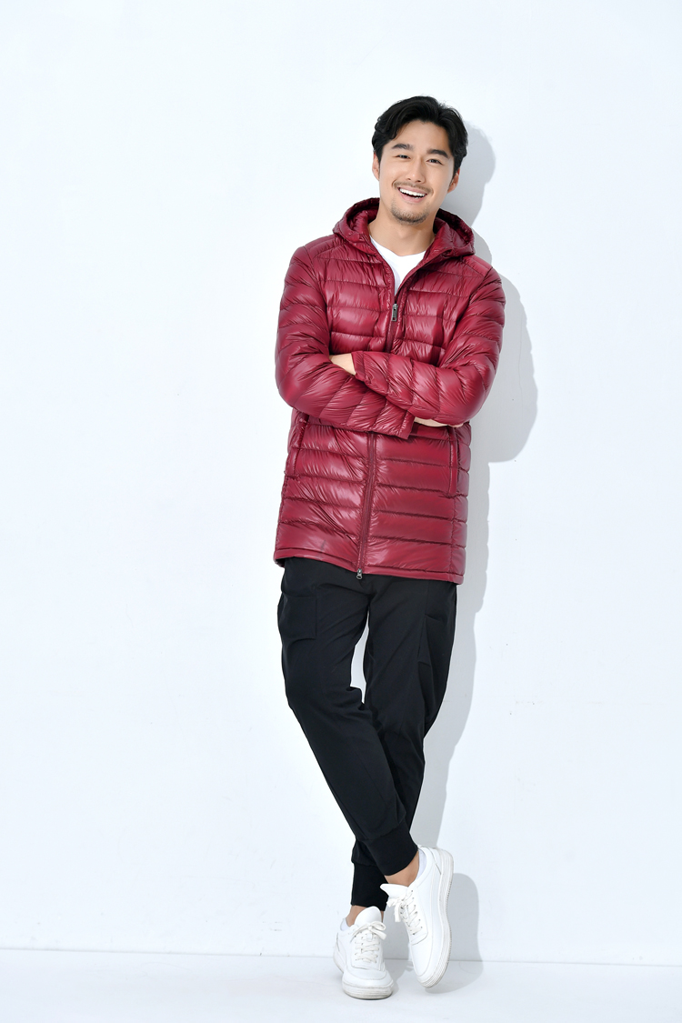 Kevyet talvitakit, plus dize, miesten toppatakit, miesten xl-pitkät 90%  valkoiset untuvatakit, veden- ja tuulenpitävä rento takki.