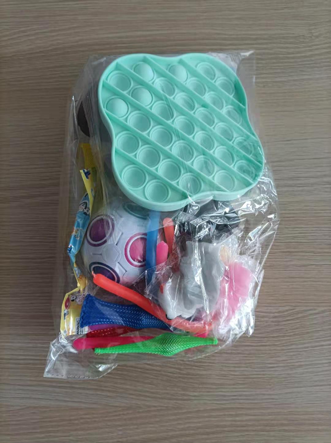 Zappeln Sensorischen Spielzeug 22 Pack Popings es Set Autismus Anti Stress Angst Stretchy Saiten Mesh Stress Blase Spielzeug Relief Erwachsene