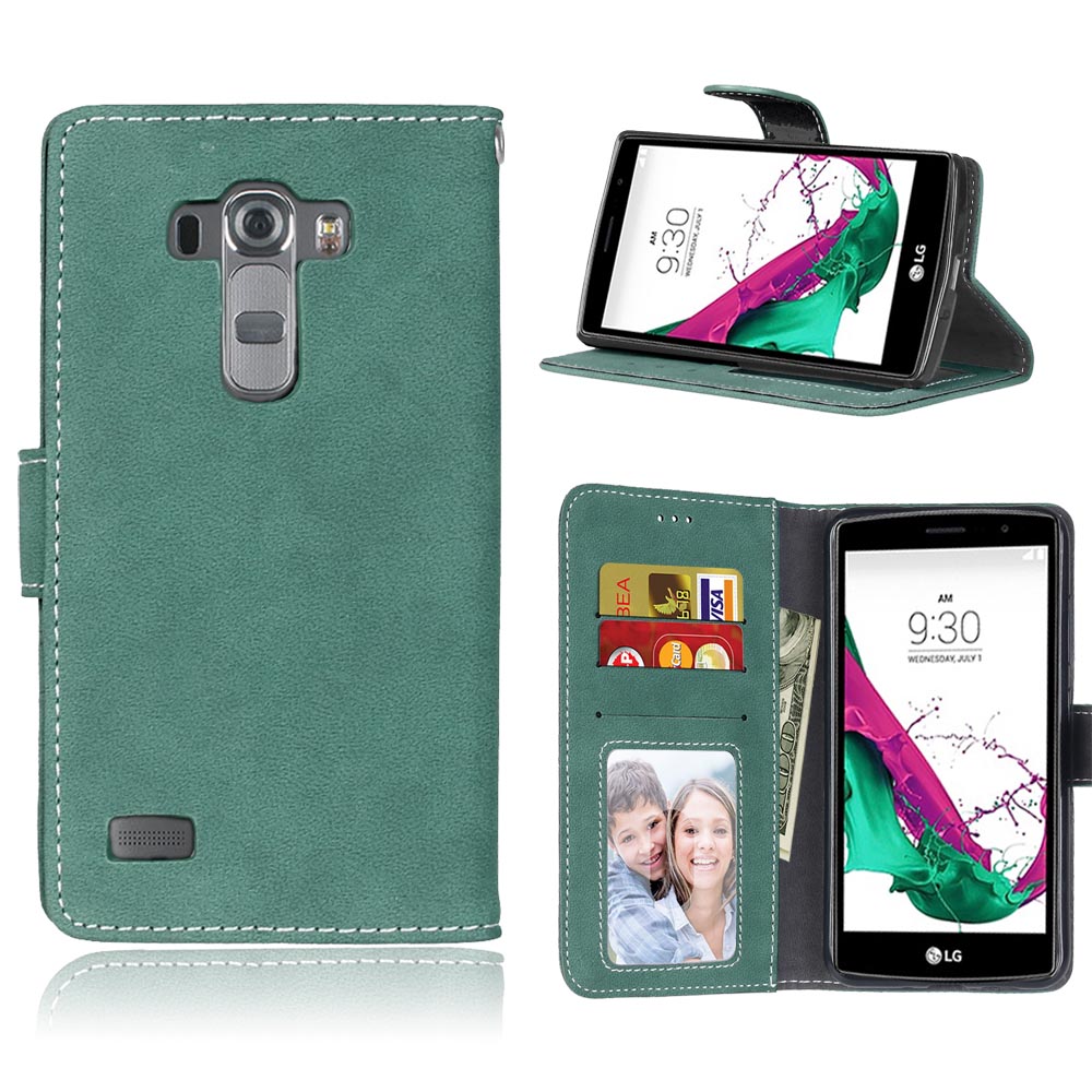 Retro Filp Leather Wallet Stand Phone Case for LG G4 Beat G4S H736 H735 Covers with Card Holder Stand Cover for LG G4 Beat Bags