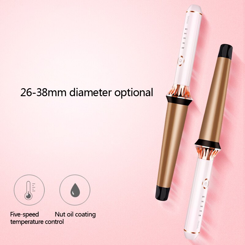 RIWA Keramische Haar Krultang Haar Styler Gereedschap Curling Haar Waver Peer Bloem Kegel Elektrische Roller Haar Iron Curling Wand RB-8300