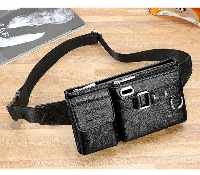 Ag bolsa de peito unissex, nova bolsa de ombro único multifuncional com grande capacidade para homens e mulheres sacos de sacos: black small size