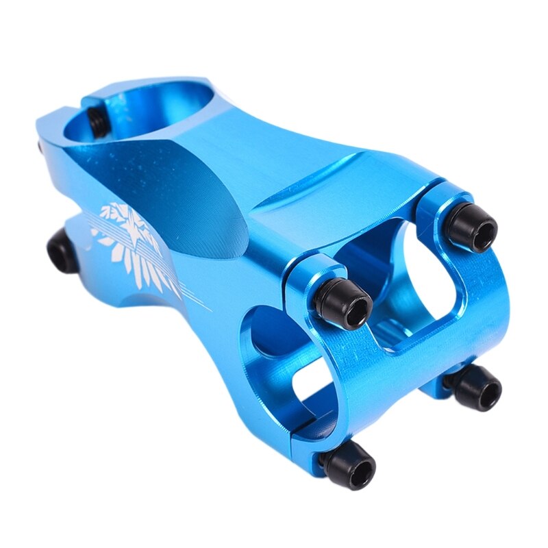 Vástago de manillar de bicicleta MTB 25,4 × 28,6mm DH/AM/XC vástago de Manillar de bicicleta de montaña 77HC: Azul