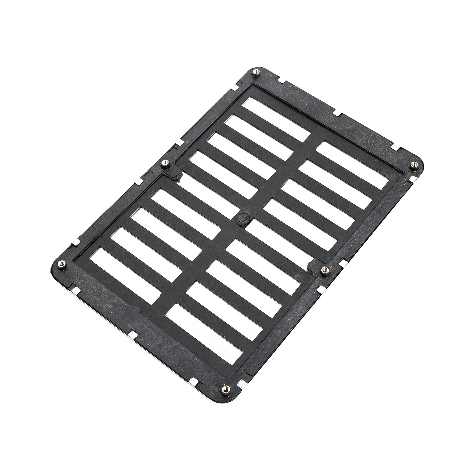 Portable Car Stainless Steel Floor Carpet Mat Patch Foot Heel Plate Pedal Pad X1