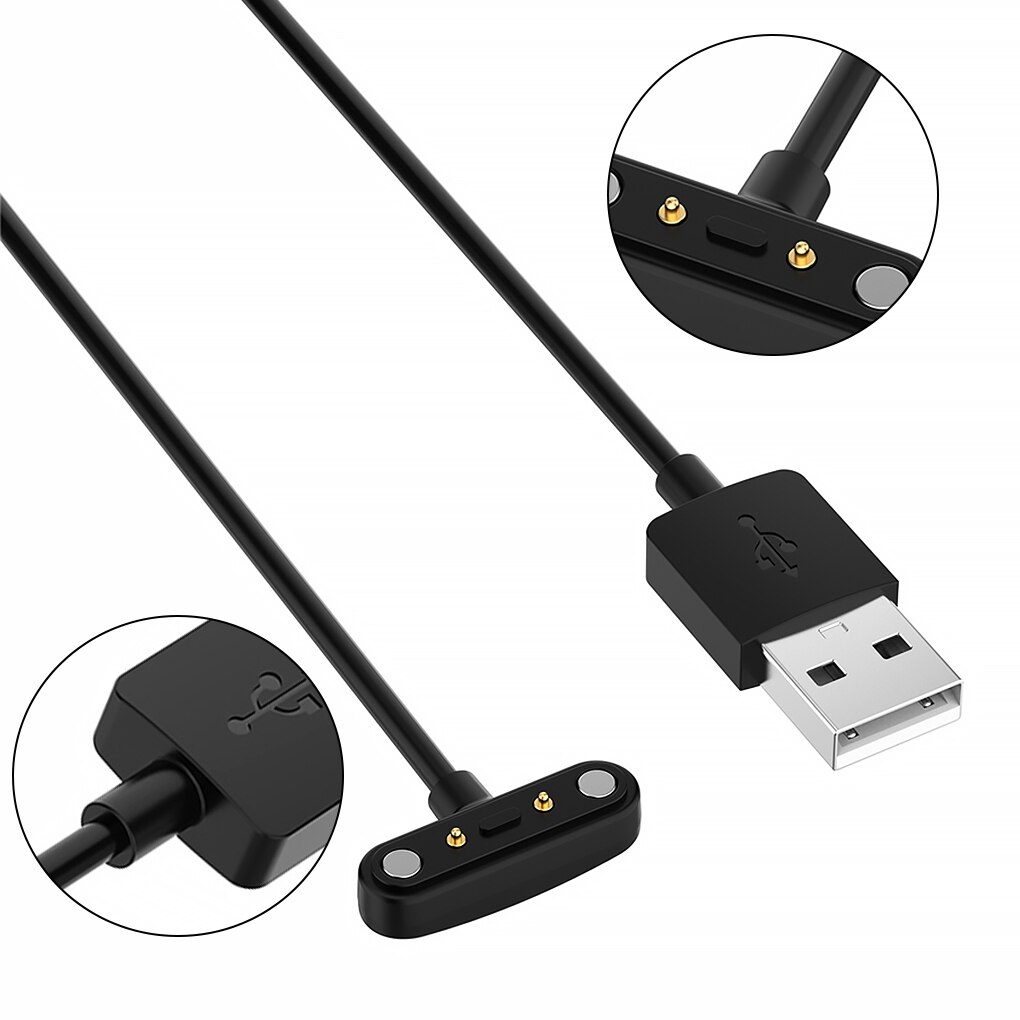 Smartwatch-oplader 3ft usb magnetische snellaadkabel voor asus zenwatch 2 smartwatch-accessoires voor horloge-opladers