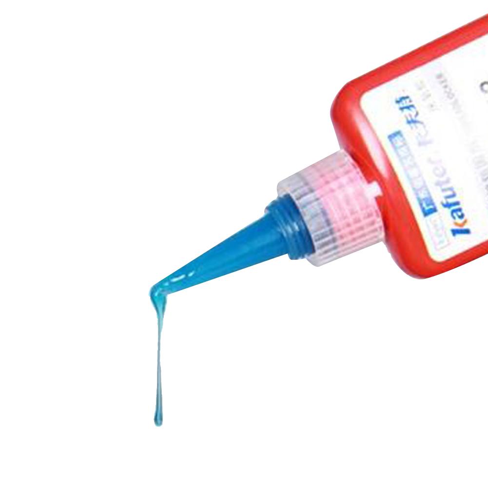 50ml K-0242 Liquid Glue Blue Anaerobic Adhesive Removable Sealant Thread Super Glue For Metal Surfaces And Screw