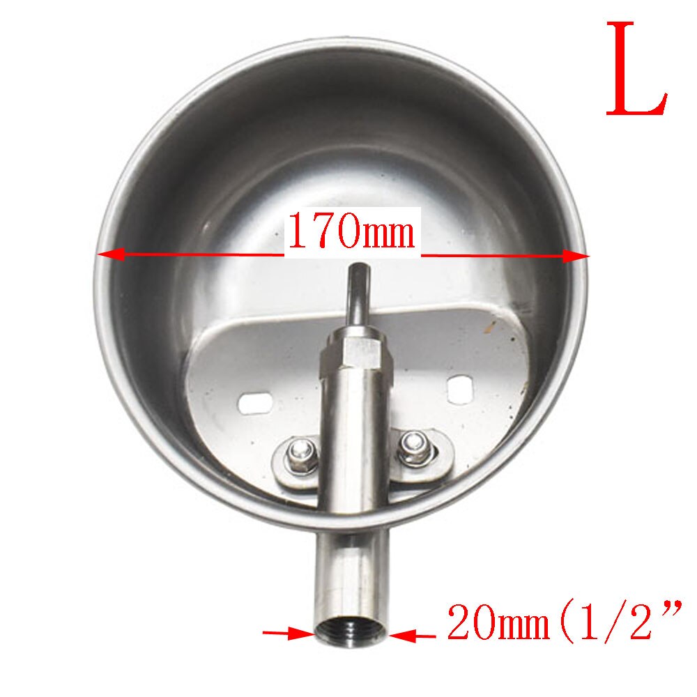 1 Pcs 304 Stainless Steel Pig Drinking Water Bowl Drinking Water Tank Piglets Automatic Drinking Fountains Pig Feeder Equipment