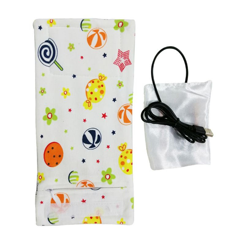 10 väriä matka rattaiden laukku usb maidon vedenlämmitin eristetty laukku vauvan imetyspullon lämmitin 28.0cm*13cm: 1