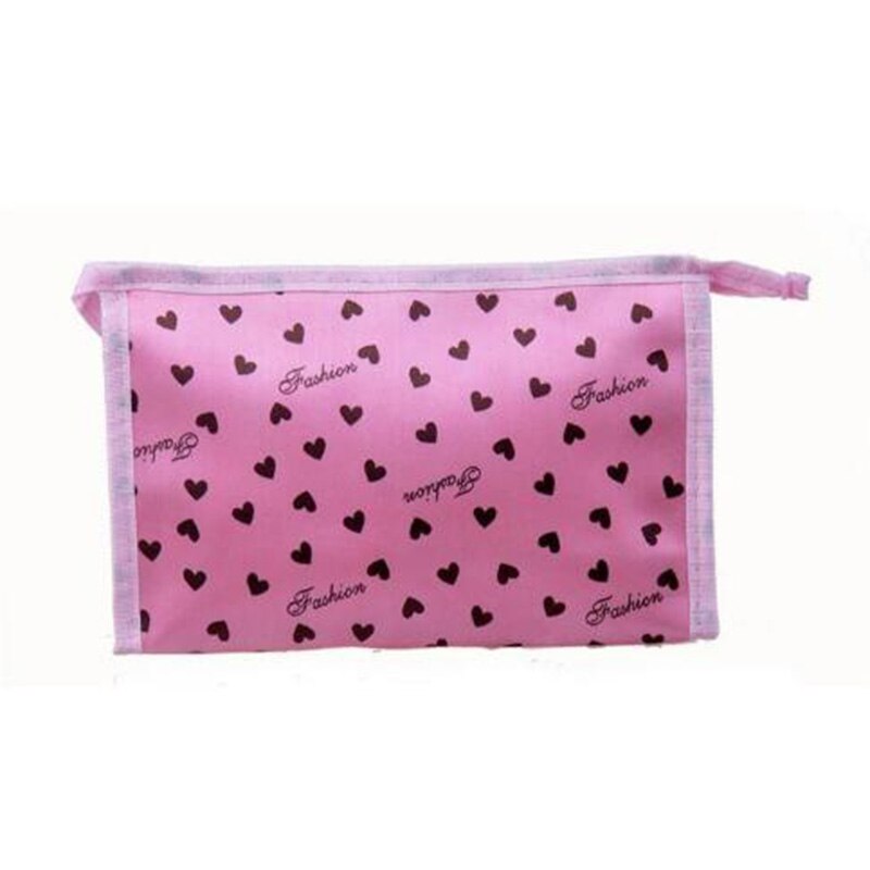 Knoedel Make-Up Tas Luipaard Dot Hart Cosmetische Tas Toevallige Multifunctionele Cosmetische Make-Up Pouch Toilettas Opslag Handtas: 1
