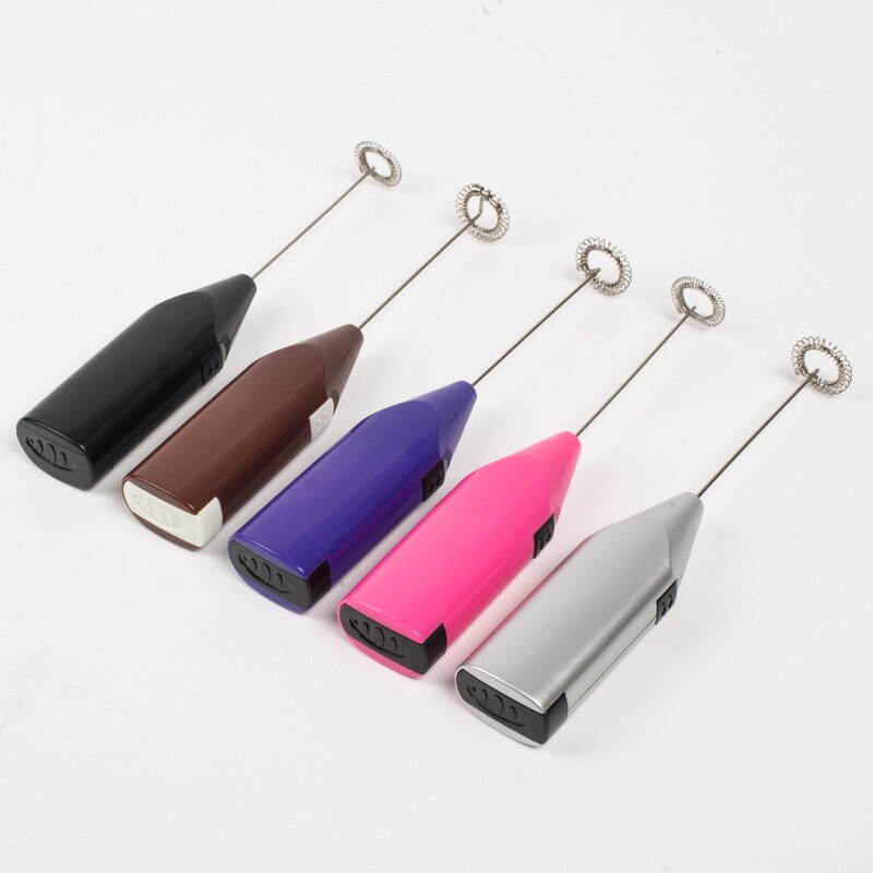 Electric Milk Frother Egg Beater Kitchen Drink Foamer Whisk Mixer Stirrer Coffee Cappuccino Creamer Whisk Frothy Blend Whisker