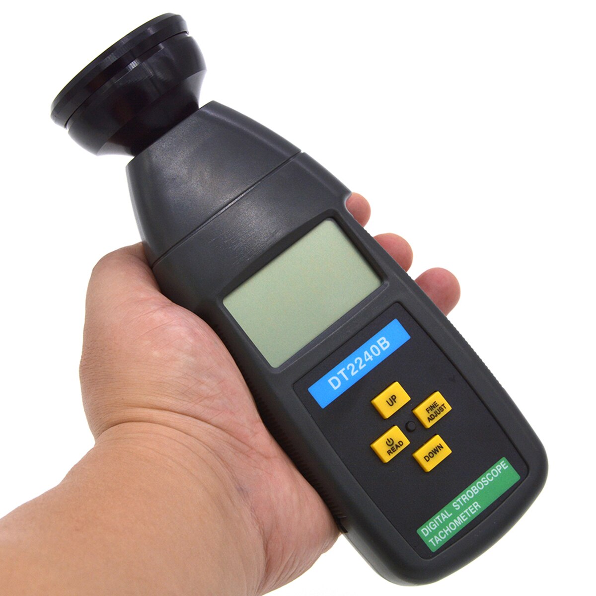 DT2240B Digital Handheld Non-Contact Stroboscope Tachometer Tester 60~40000RPM Revolution Meter Speedometer Tester