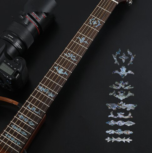 Cross Inlay Decals Fretboard Sticker For Electric Acoustic Guitar Bass Ultra Thin Sticker Guitar Accessories 4 Styles: 2