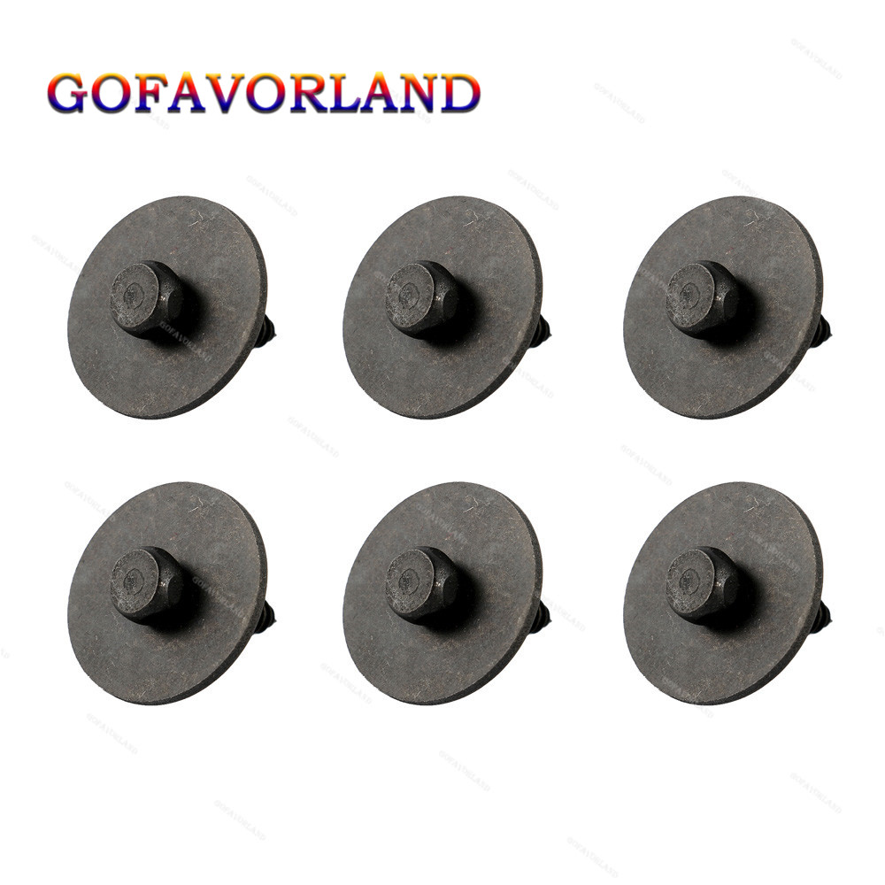 6Pcs A0019906036 Sheet Metal Under Cover Screw 4.8x19mm For Mercedes Benz W203 S203 2000-2007 W204 S204 2007 W207 W211 C219
