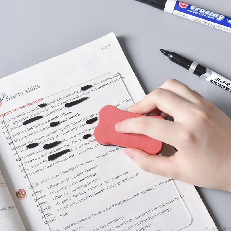 Clear Studying Board Kit Small Large Acrylic Board Notes Memos Pad Include Blue/Black Markers Dry Erasers for Student