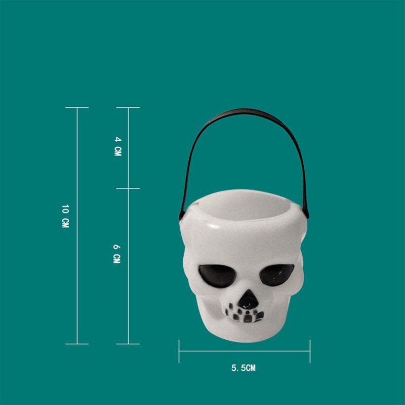 10PCS / Halloween Witch Candy Jar Halloween Cauldron Novelty Halloween Bucket Ornament