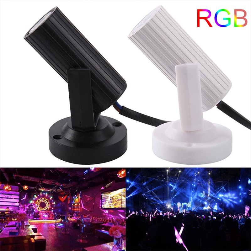 1W RGB LED Strahl Scheinwerfer Bühne Licht Ball rotierend Pinspot Lampe Für DJ Disko Bar KTV Partei Bühne Beleuchtung wirkung