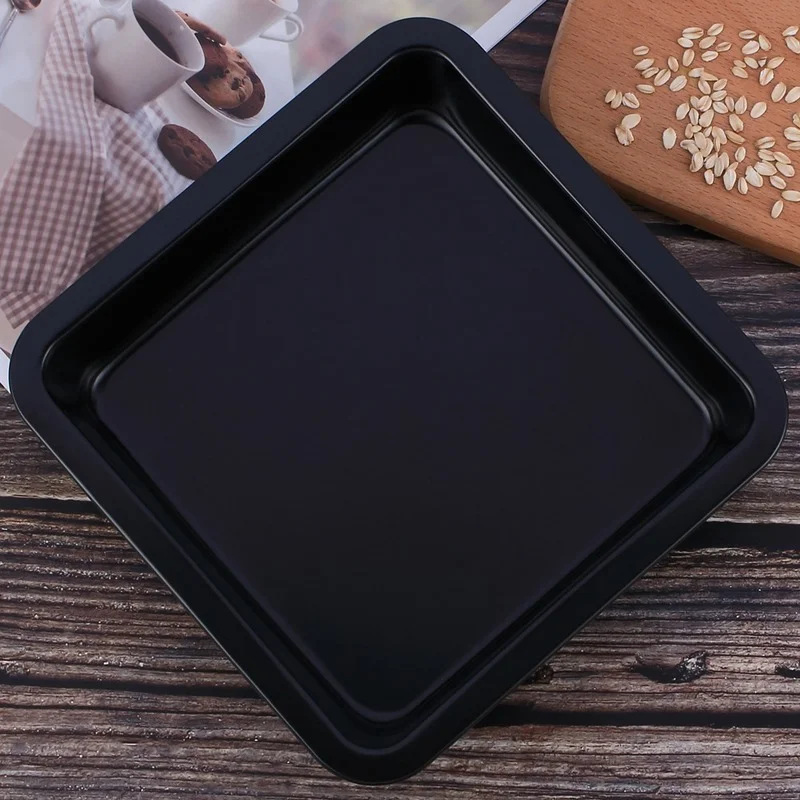 Non-Stick Square Cake Pan Carbon Steel Baking Tray Pie Pizza Bread Cake Mold Bakeware Baking Tools Baking Dishes