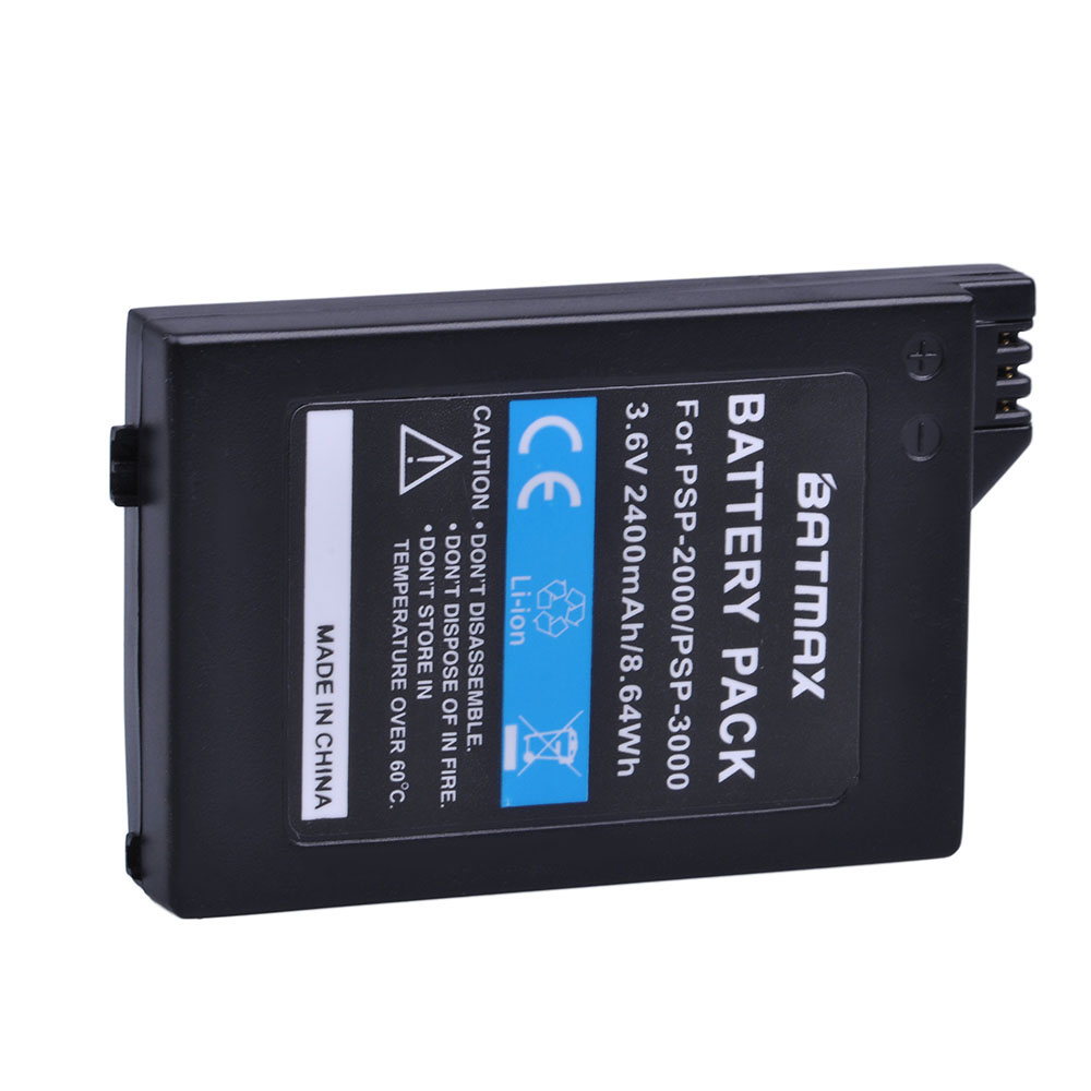 1Pc 2400mAh PSP2000 PSP-2000 Battery + LED USB Charger for Sony PSP 2000 PSP 3000 PSP2000 PSP3000 PlayStation Portable