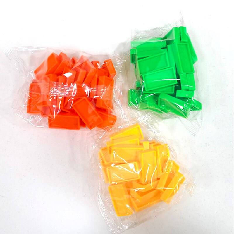 80Pcs Domino Elektrische Domino Auto Trein Model Automatische Set Up Kleurrijke Plastic Domino Speelgoed Kerstcadeau Game Voor Jongen kids