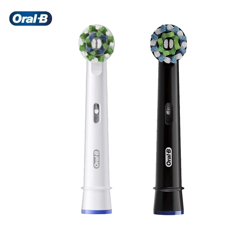 Oral B Cross Action Replacement Brush Heads EB50 Brush Heads Electric Toothbrush Head Refills For D12/D5010/D100/P4000/Pro 4: green
