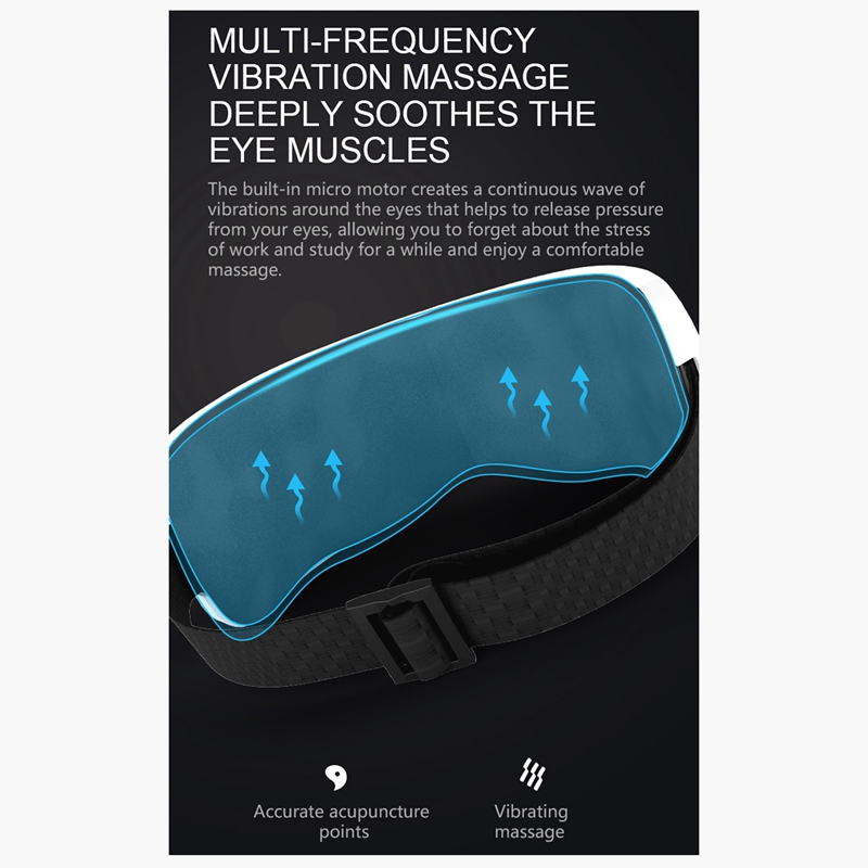 Auge Massagegerät Clever Airbag Vibration Auge Pflege Instrument Heiße Kompresse Bluetooth Auge Massage Gläser Müdigkeit Beutel